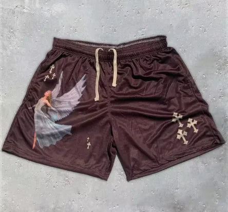 Christian Angel Cross Shorts