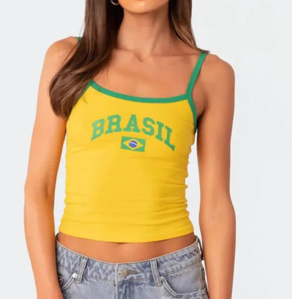 Y2K Brazil Top