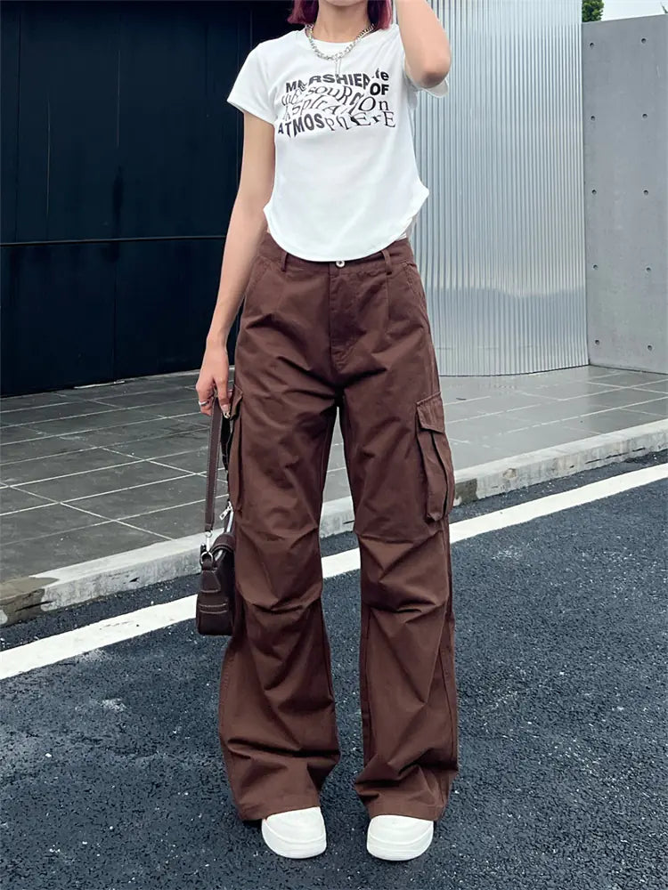 Y2K Vintage White Cargo Pants