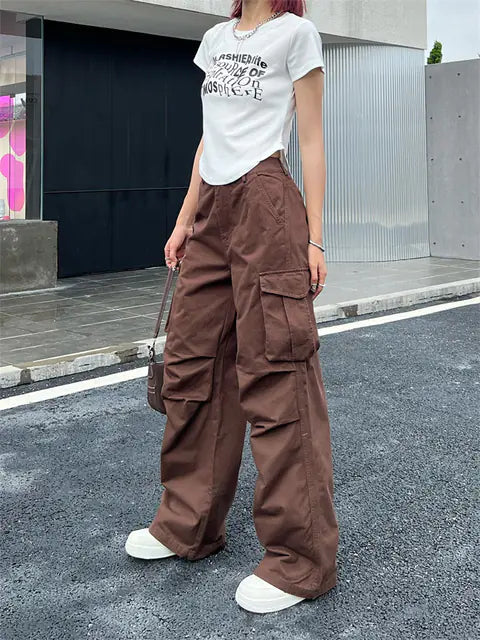 Y2K Vintage White Cargo Pants